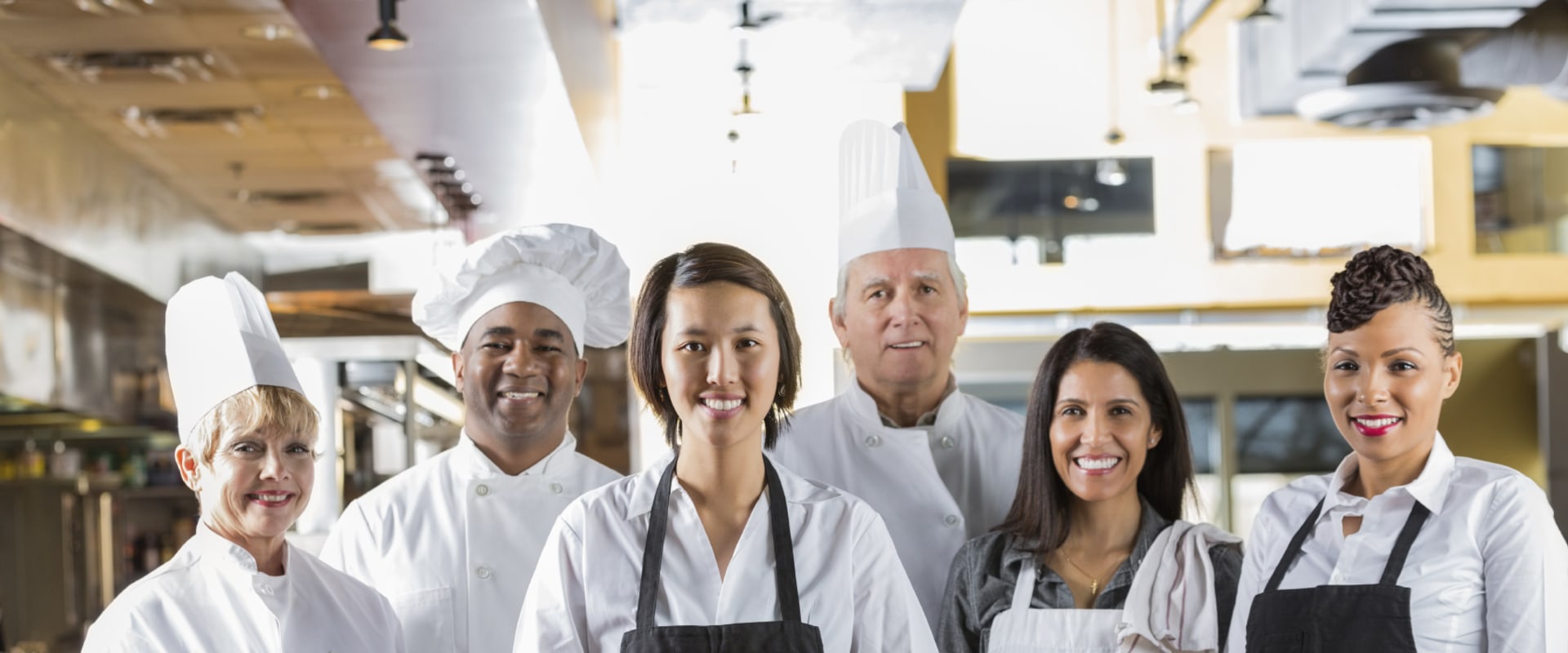 Who are the staffs in the food service?